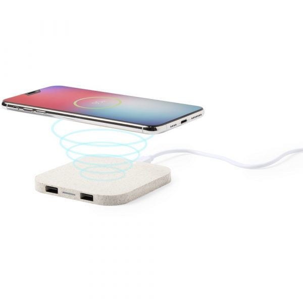 Wheat straw wireless charger V0372