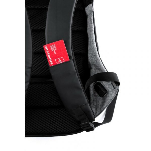 Laptop backpack with solar charger V0713