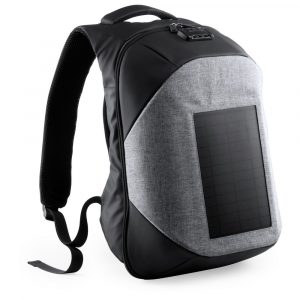 Laptop backpack with solar charger V0713