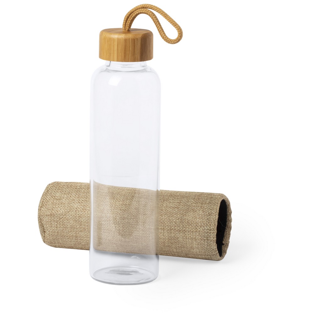 Glass sports bottle 500 ml V0874 Glass sports bottle 500 ml V0874