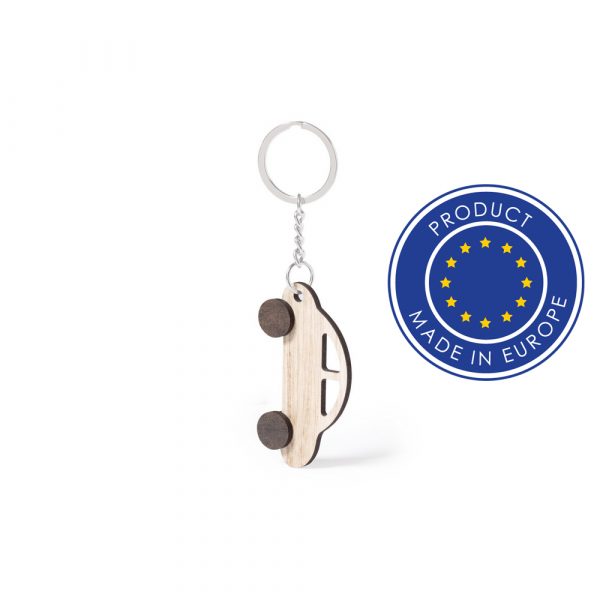 Wooden key ring "car" V0911