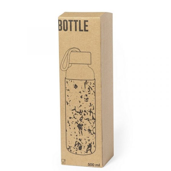 Glass sports bottle 500 ml V0980