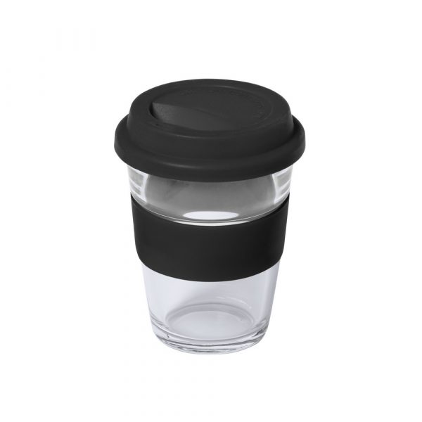 Glass travel mug 350 ml V0987