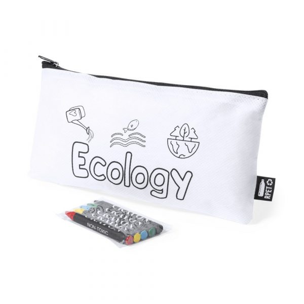 RPET pencil case for coloring V1011