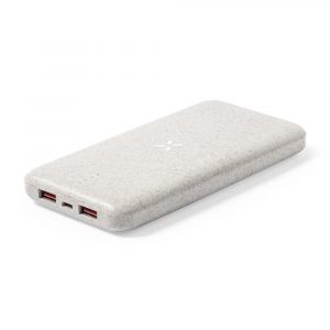 Wheat straw wireless powerbank V1119