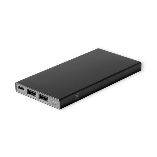 Recycled aluminium power bank V1144