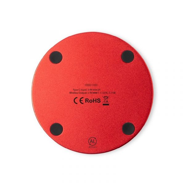Aluminum wireless charger V1145