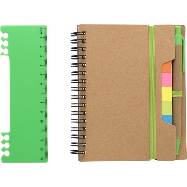 Notebook with sticky notes V2991