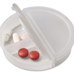Pill box with 3 compartments V4706