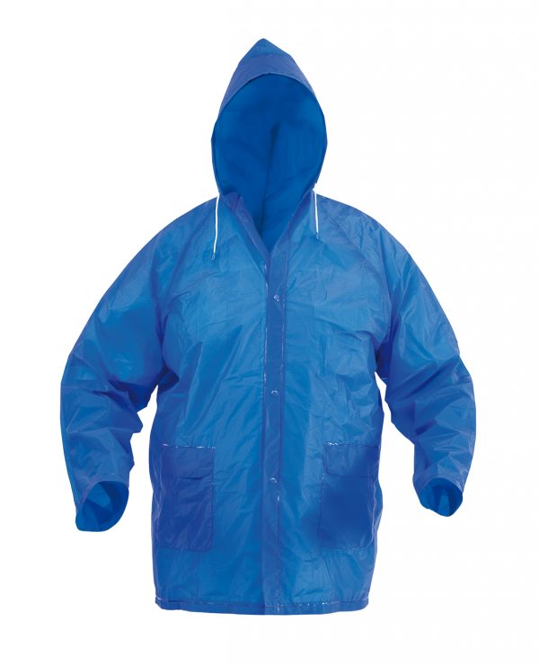 Raincoat with hood V4755