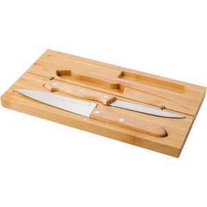 Bamboo knife set V4893