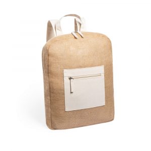 Jute backpack V6714