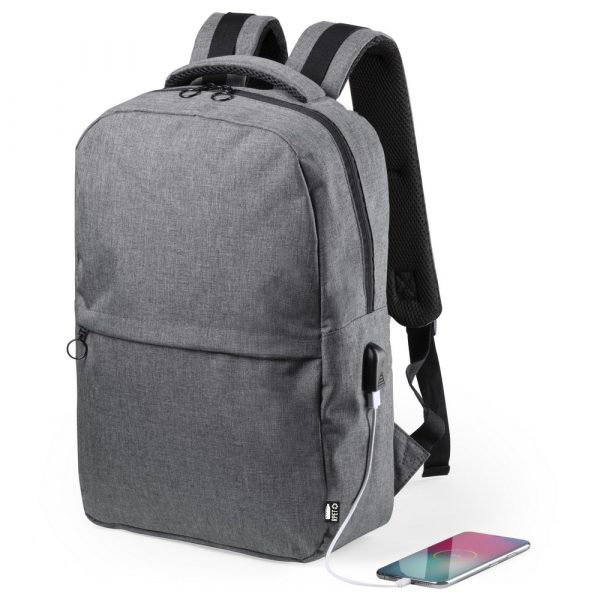 RPET laptop backpack 15' V8157