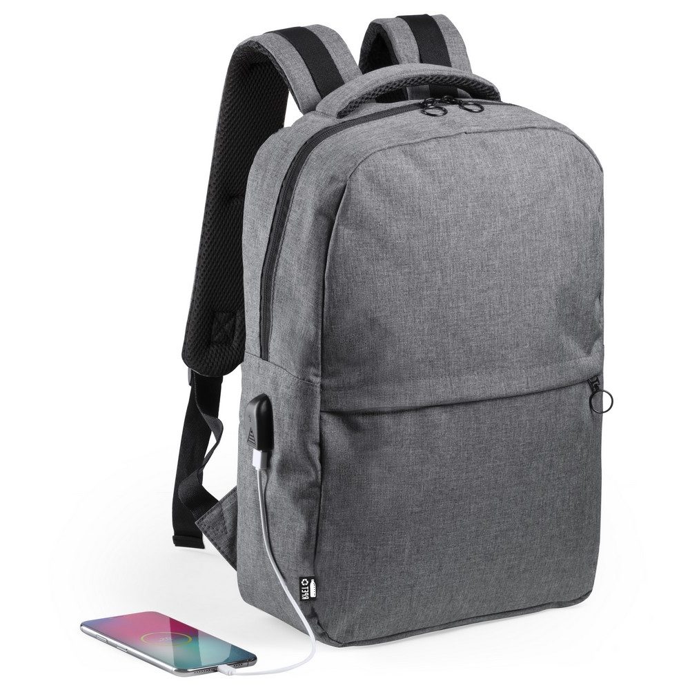 RPET laptop backpack 15' V8157