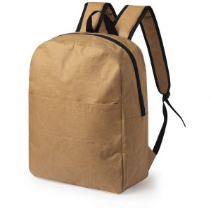 Laminated recycled paper backpack V8163