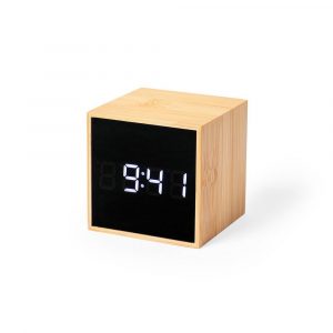 Bamboo table clock V8310