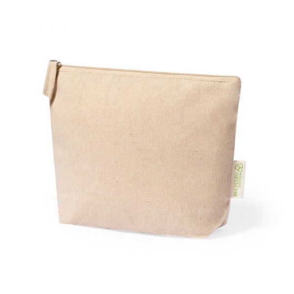 Recycled cotton cosmetic bag V8378