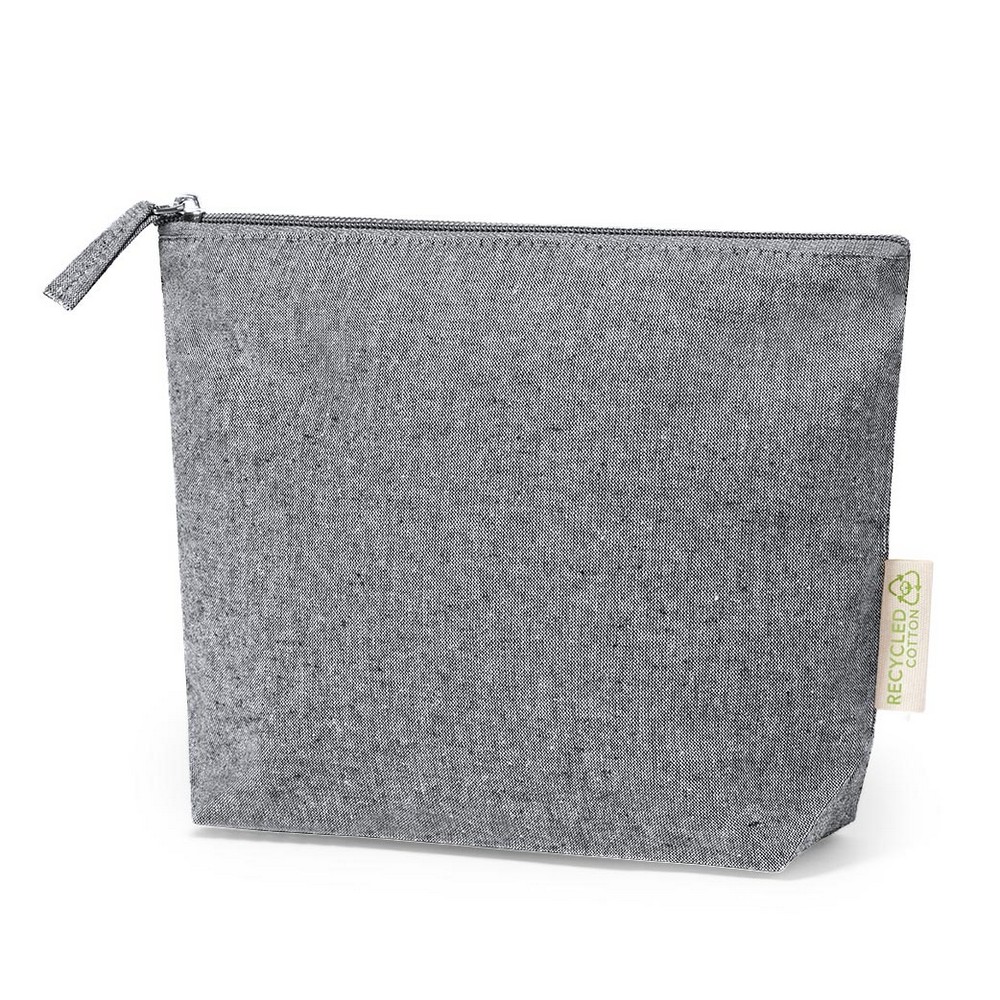Recycled cotton cosmetic bag V8378 Recycled cotton cosmetic bag V8378