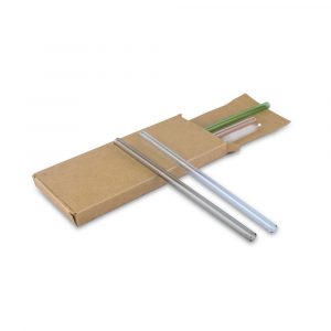 Set of glass straws V8892