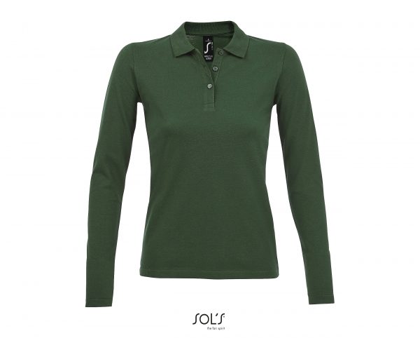 Women's SLIM-FIT long-sleeved polo shirt PERFECT LSL