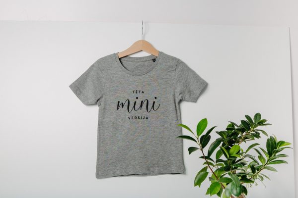 Children's T-shirt "Tēta mini"