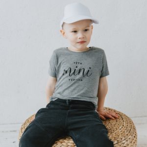 Children's T-shirt "Tēta mini"