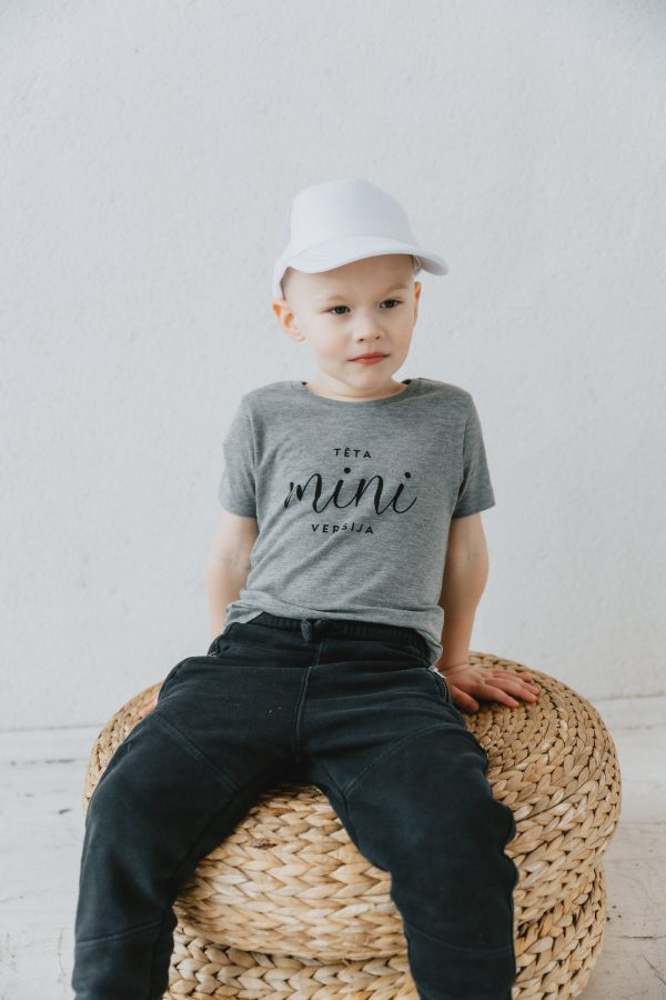 Children's T-shirt "Tēta mini"