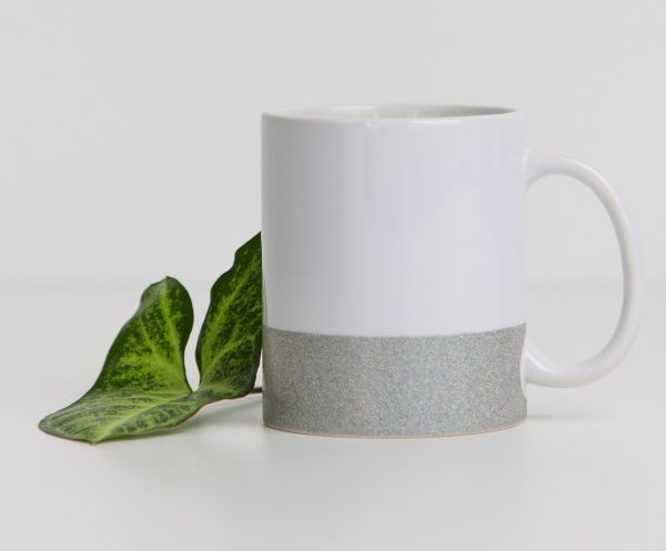 Cup with glitter accent