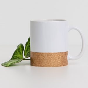 Cup with glitter accent