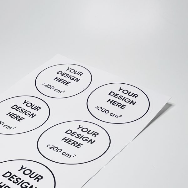 Stickers up to 100cm²