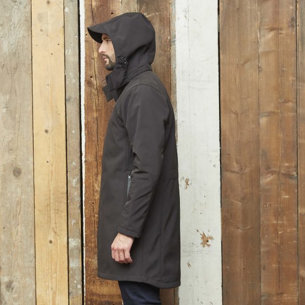 Men's softshell long jacket ACHILLE