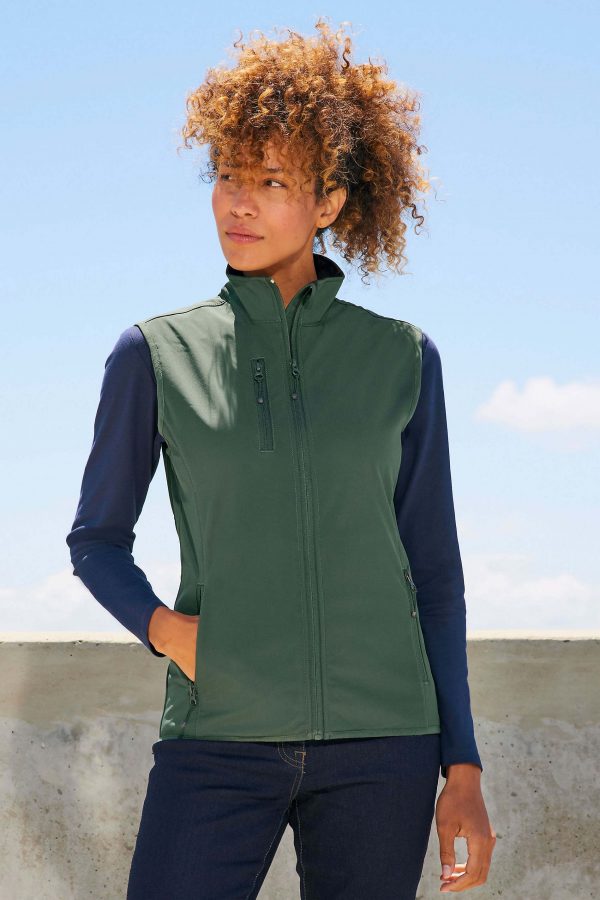 Women's softshell vest FALCON BW