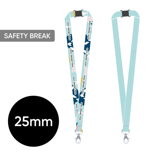 Pilnkrāsu kakla lenta SAFETY 10 mm