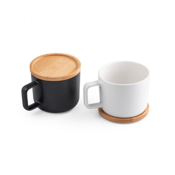 Ceramic mug with lid HD94251