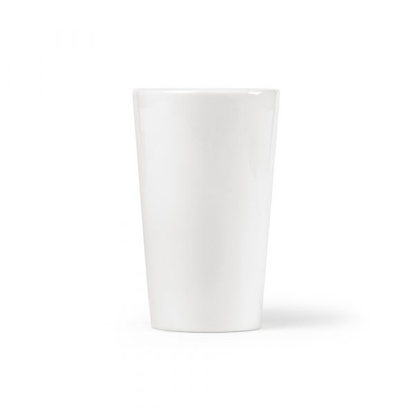 White ceramic cup AMG009