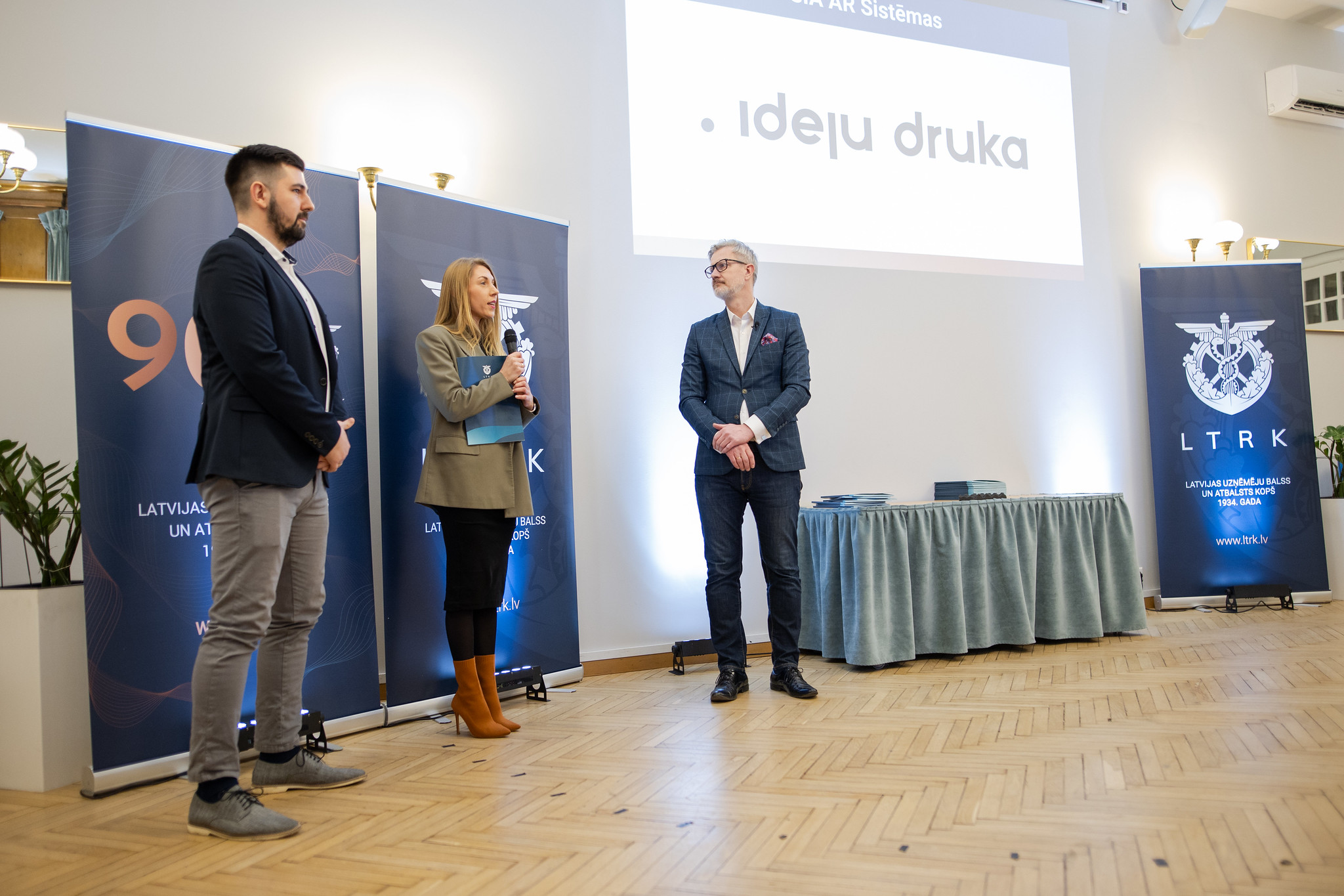 representatives of Ideju druka presents company in LTRK (LCCI)