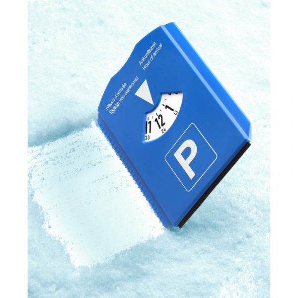 Parking disc and ice scraper V8713
