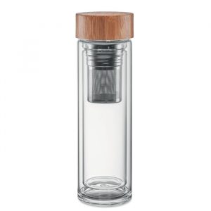Glass bottle with tea infuser MO9420